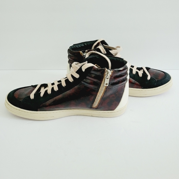 P448 Skate Panter High Top Leopard Comfy Unique Sneakers ,Size 8,5-9 US - Picture 7 of 9